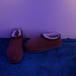 Morgan Taylor Brown Slippers